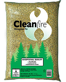 wood pellets pellet fir brands douglas woodpellets heating cleanfire