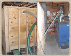 Stick Built Pellet Hopper